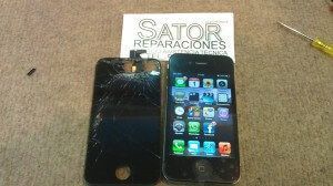 iPhone 4 pantalla rota