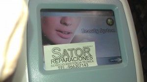 Fotodepilación Beauty System manípulo se calienta