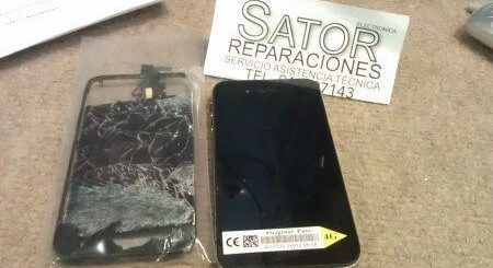 Iphone 4 tactil rajada