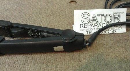 plancha de pelo cable roto
