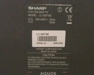 Lcd Sharp LC-32P70E enciende y se apaga