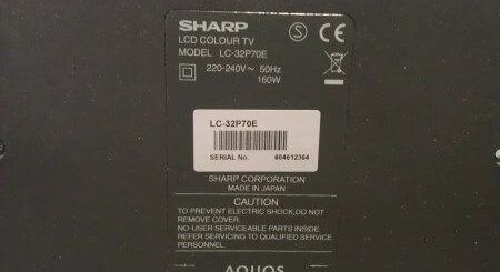 Lcd Sharp LC-32P70E enciende y se apaga