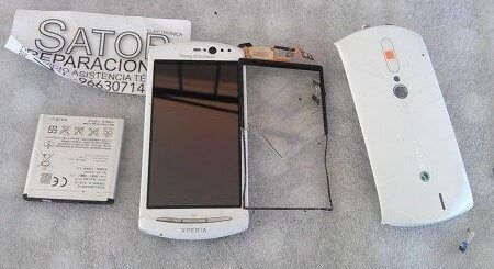 tactil neo v xperia sony rota