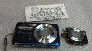 Casio ex-s10 la óptica no funciona