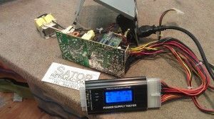 Fuente de alimentación Atx de barebone no arranca