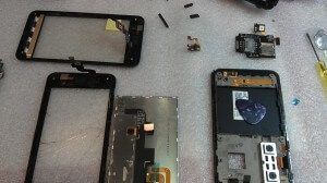 Lg optimus 3d P920 pantalla táctil rota