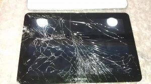 Tablet Samsung Galaxy Tab 10 pantalla rota