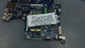 Portátil Aspire 5630 conector dc alimentación roto