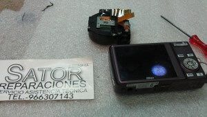 Nikon Coolpix S550 se ve imagen pero no hace fotos