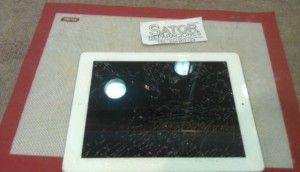 iPad 2 con pantalla rota