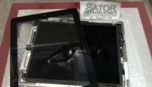 iPad 2 negro pantalla rota