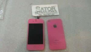 iPhone 4 cambiar color a rosa