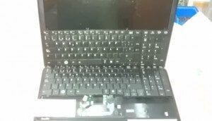 Portátil Toshiba c660 teclado roto