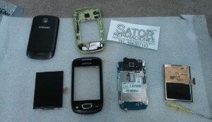 Samsung Galaxy Mini S5570i pantalla lcd rota