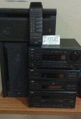 Cadena musical Jvc Mx70, no se enciende y falla un canal.