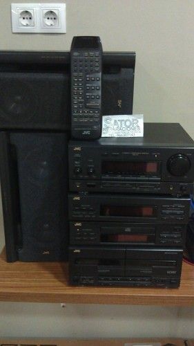 Cadena musical Jvc Mx70 no enciende y falla un canal