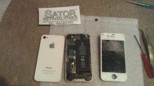 iPhone 4S Pantalla táctil rota