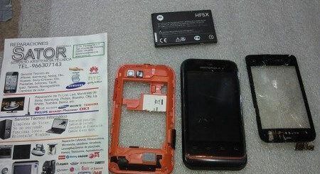 Movil Motorola Defy mini pantalla rota