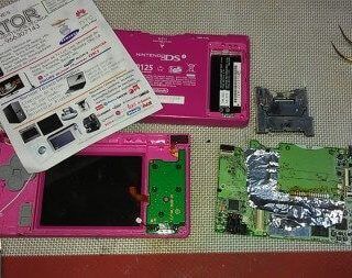 Nintendo dsi ,lector tarjetas, roto