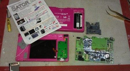 Nintendo dsi ,lector tarjetas, roto