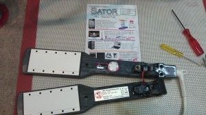 Plancha de Pelo Hair Straightening se enciende y se apaga