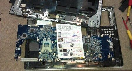 Portatil Acer, Aspire 9500 ,conector, alimentación roto.