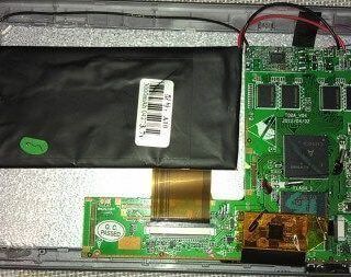 Tablet china 7 capacitiva no carga.