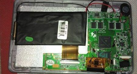 Tablet china 7 capacitiva no carga.