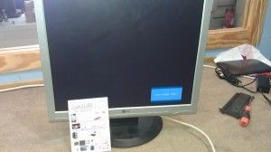 Monitor LG L1917S no enciende