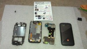 Htc Sensation lcd pantalla rota