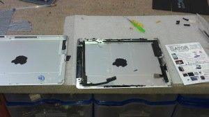 iPad 3 wifi 3g táctil rota, carcasa rota 2