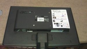 Monitor Acer Lcd X193W no enciende