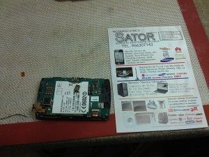 Sony Xperia Neo V conector alimentacion roto