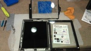 Ipad 2 pantalla rota y botón encendido roto