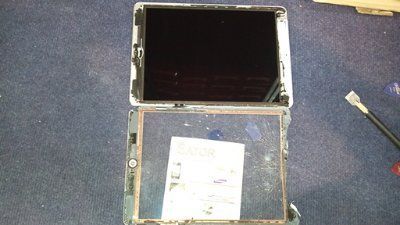 Cambiar pantalla iPad air cristal roto