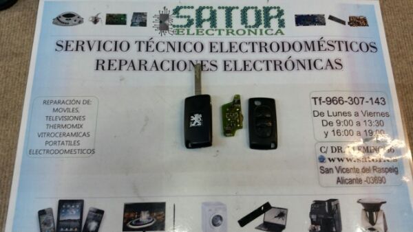 Reparar mando Peugeot botones rotos