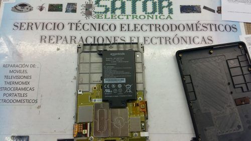 Cambiar bateria Kindle de Amazon