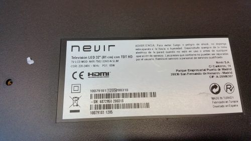 Reparar Television Nevir en Alicante