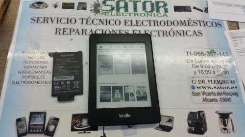 Cambiar bateria Kindle de Amazon