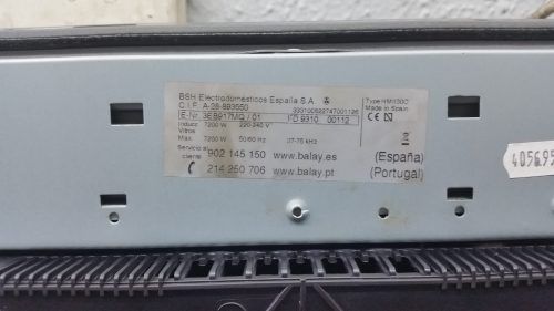 Reparar Balay con error en Alicante