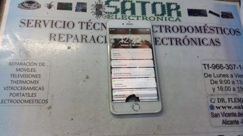 Reparar iPhone 6 cristal roto Alicante
