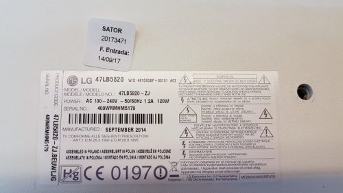 Reparar Tv Lg no se ve