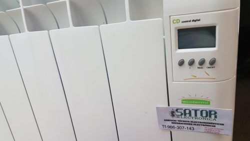 Reparar radiador eléctrico Ecotermi 