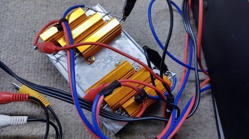 Reparar amplificador carga resistiva