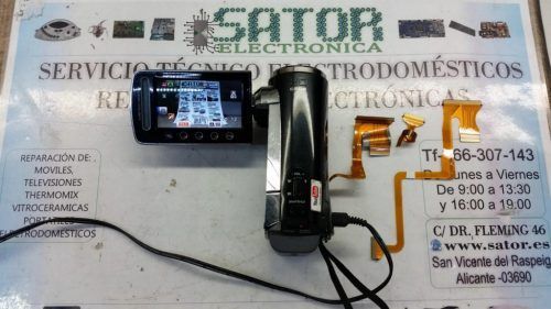 Reparar camara Jvc Gz-Hm200Be pantalla no se ve