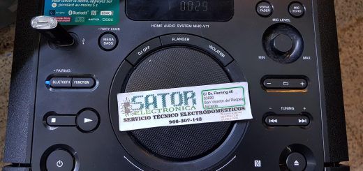 Reparar Altavoz Sony MHC-V11