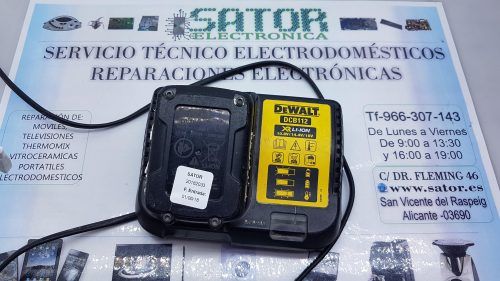 Reparar Cargador DeWalt Dcb112