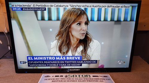 Reparar Tv Blaupunkt se reinicia.