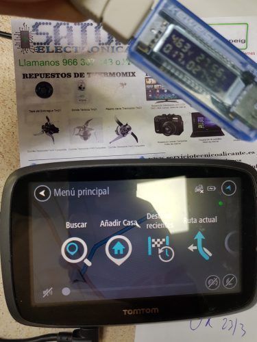 TomTom cargando en Sator