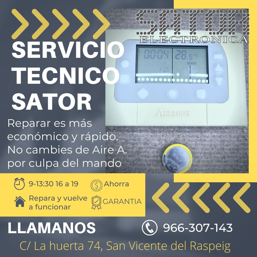 Reparación de mandos Airzone